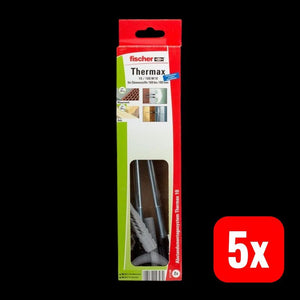 5x B-Ware Fischer Abstandsmontagesystem Thermax 10/180 M10 B schwarz für verschiedene B...