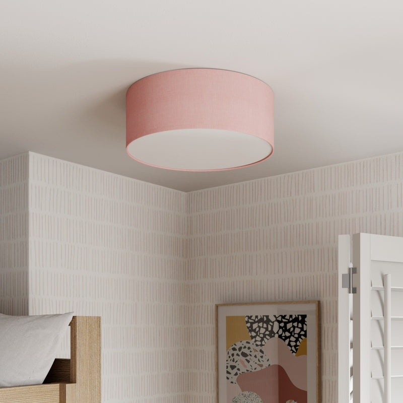 TK-Lighting Deckenleuchte Rondo Kids LED Lampe Leuchte dimmbar pink Ø38cm 13cm - 5901780532284