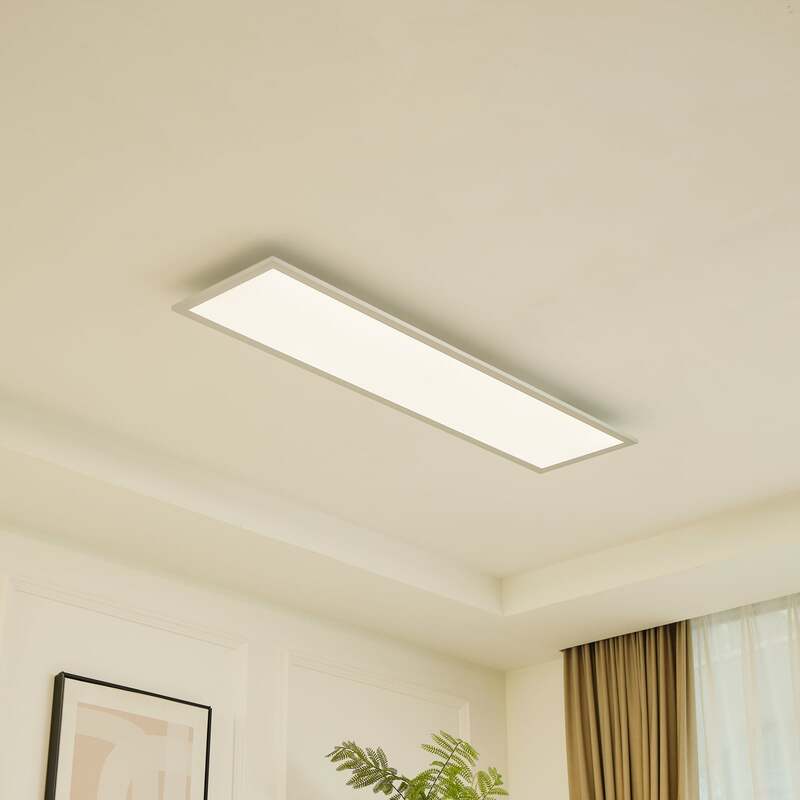 Arcchio LED-Panel Lyndra 120 cm dimmbar silber Aluminium 32 W 5320 lm - 4251911786866