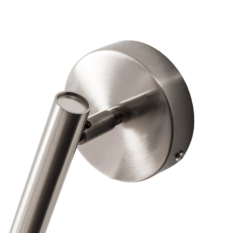 Sigma Wandleuchte Sopel LED Wandlampe dimmbar silber Stahl 1-flammig Höhe 15cm - 5902846811763