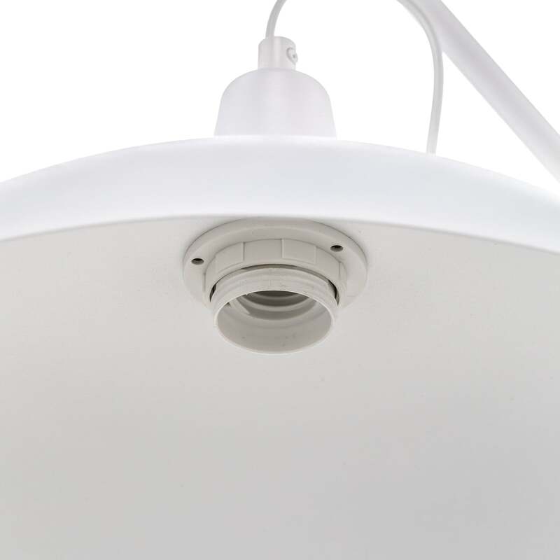 Euluna Deckenlampe 808 LED Lampe dimmbar Höhenverstellbar weiß Ø37cm 1-flammig - 5904798637187