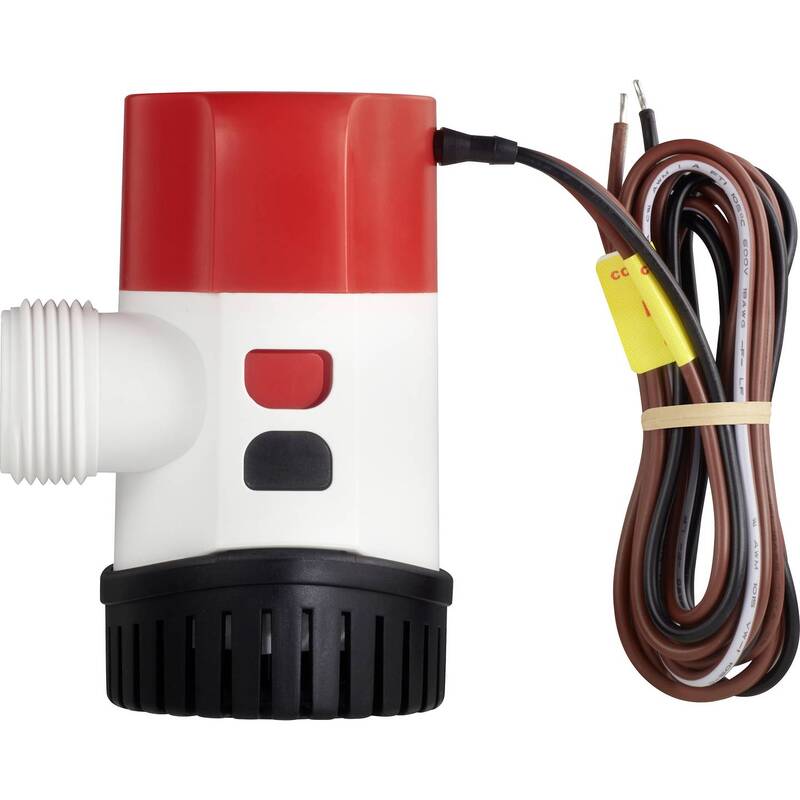 Toolcraft Niedervolt-Tauchpumpe 3028l/h 12V DC Wasserpumpe mit Sensor 3m Höhe - 4064161189123