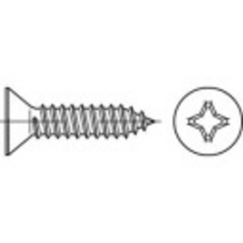 Toolcraft Senkblechschrauben Schrauben DIN7982 2 2x9 5 verzinkt Montagematerial - 4053199256051