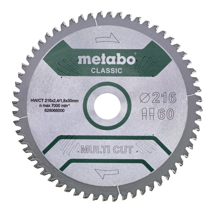 Metabo Sägeblatt Kreissägeblatt Blatt Multi Cut 305x30mm 80Z Laminat Kunststoff - 4061792173552