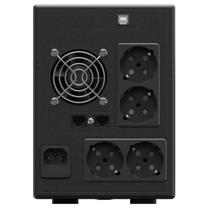 Green Cell USV 1500 VA Notstrom-UPS Heizkörper Handtuchheizkörper 900W 4 - 5904326375611