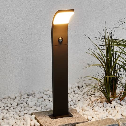 Lucande Wegeleuchte Wegelampe LED Bewegungsmelder Sensor grafitgrau IP54 Außenla - 6291106557190