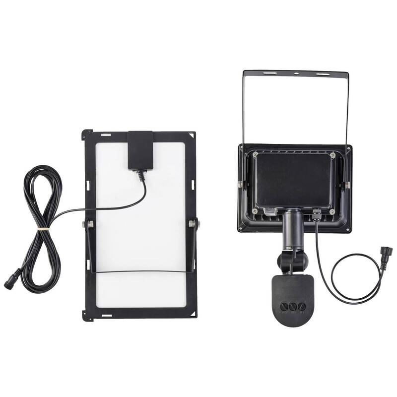 Sygonix SY-5461110 Solar-Spot mit Bewegungsmelder 30 W Neutralweiß Schwarz Solar - 4064161240350