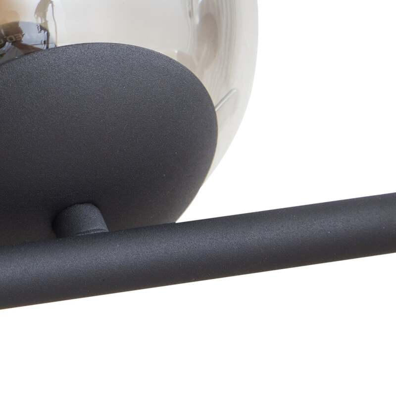 Lindby Pendelleuchte Hängelampe rauchgrau amber Leuchte LED Hängelampe Lampe - 4251911797756