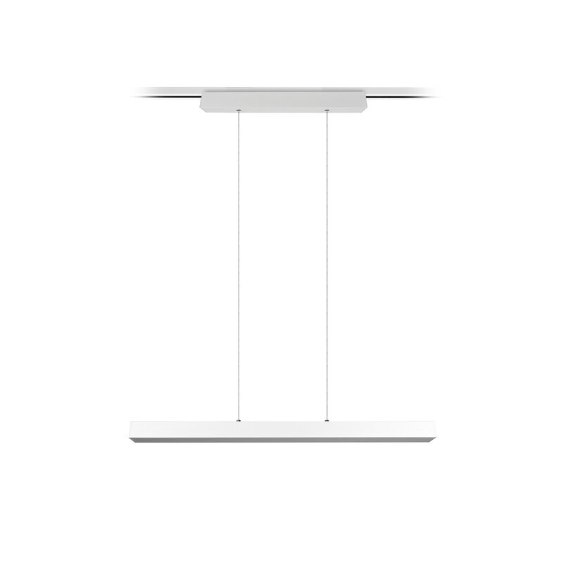 TRIO LIGHTING LED-Pendelleuchte Paros DUOline balken weiß matt Hängelampe La261 - 4017807505931