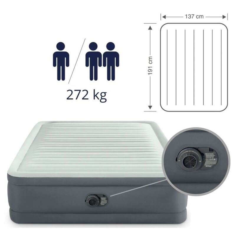 Intex PremAire I Luchtbed - Twijfelaar - 6941057423487