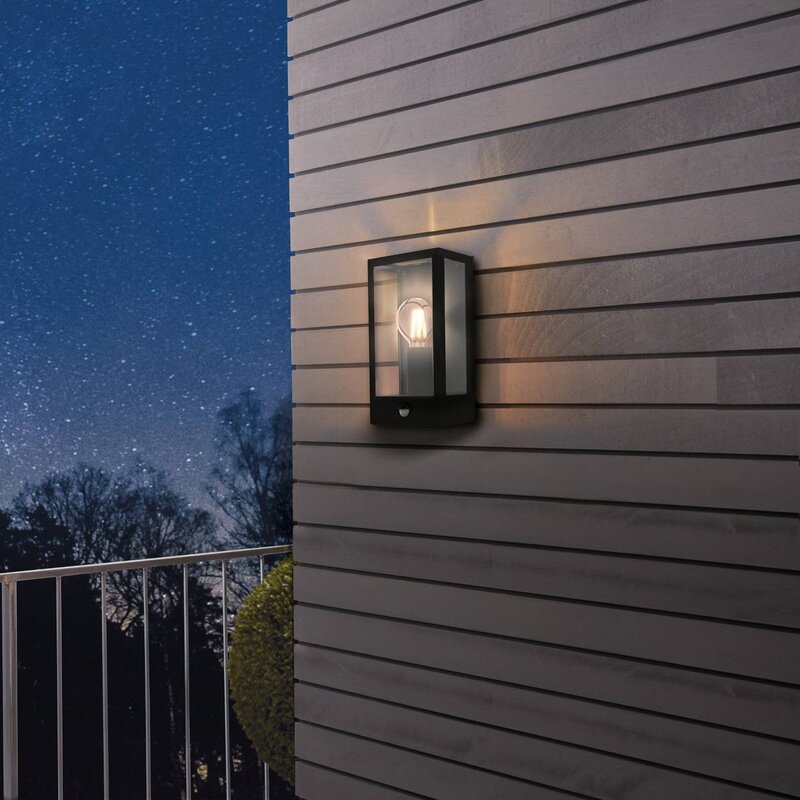 EGLO Außenwandleuchte Alamonte Wandleuchte Wandlampe Lampe Leuchte E27 Sensor - 9002759995874