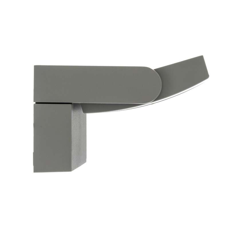Lindby Außenwandleuchte Sherin LED Gartenlampe schwenkbar IP54 hellgrau 3000K - 4255830907173