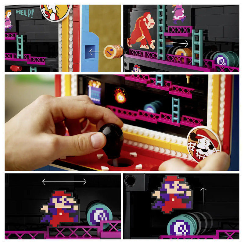 LEGO Super Mario Donkey Kong Arcade Retro-Spielautomat 1367 Teile Zimmerdeko - 5702018063842