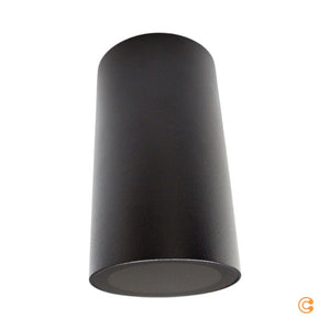 2x B-Ware Dekolight Deckenaufbauleuchte CAN dimmbar GU10 7,5W schwarz Aluminium 105mm