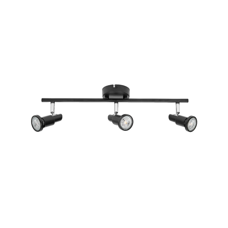 OSRAM Deckenstrahler 3-flg dimmbar GU10 LED schwarz Metall Lampe 48,6x9cm - 4099854474439