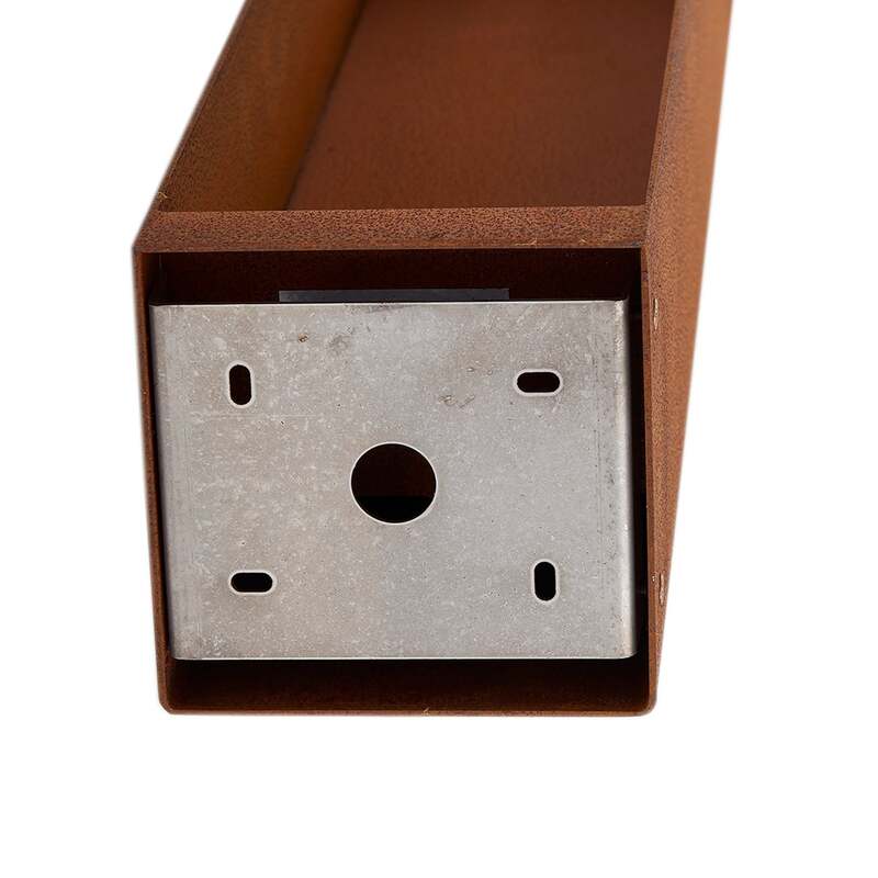 Lucande Wegeleuchte Gartenleuchte Oxido LED rostfarben 80cm IP44 Cortenstahl - 4251911786941