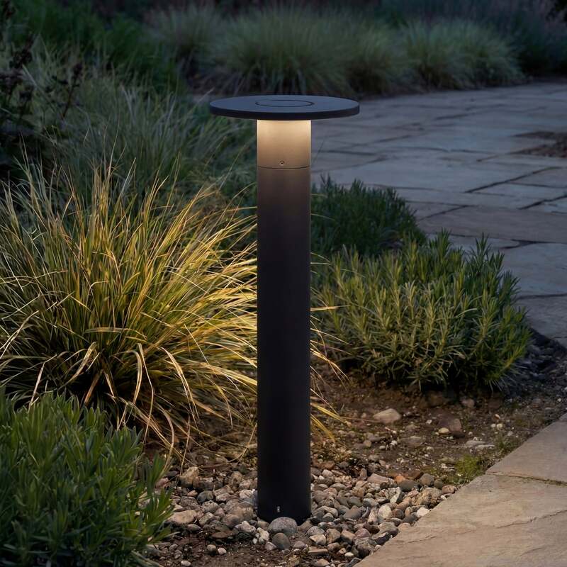 Arcchio Wegeleuchte Gartenleuchte Tovio LED Pollerleuchte anthrazit 65cm hoch - 4251911799583