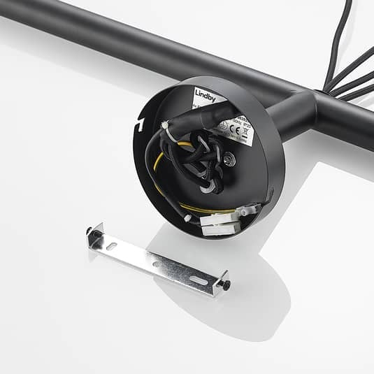 Lindby Kravos Hängelampe Hängeleuchte Pendelleuchte Deckenlampe Leuchte schwarz - 4251096585513