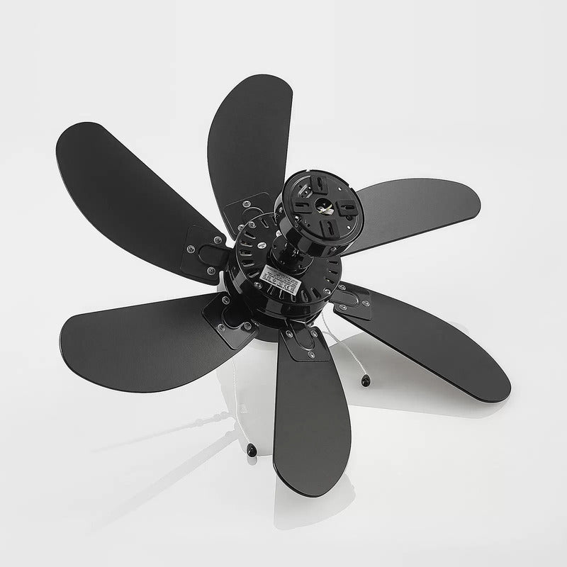 Lindby Deckenventilator Minja schwarz leise Ventilator mit Beleuchtung Ø78cm - 4251911744651