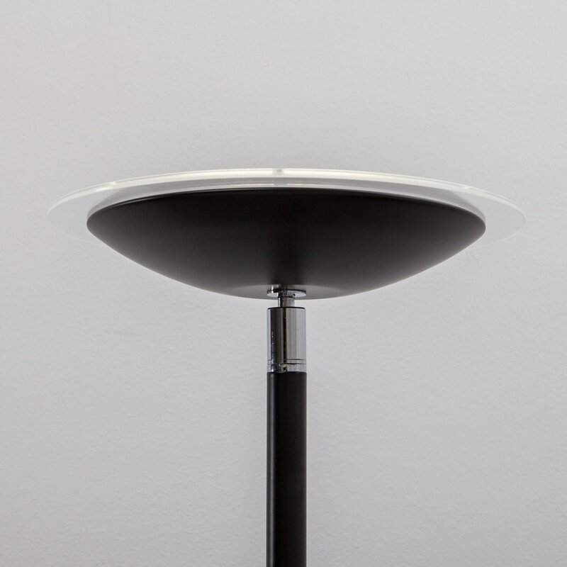 Lindby Deckenfluter Malea mit LED + Lesearm Lampe Leuchte IP20 5W 230V schwarz - 6291105701655