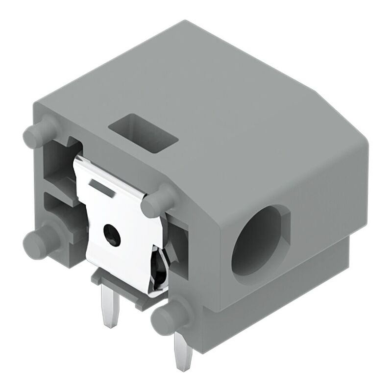 WAGO Federkraftklemmblock Reihenklemme Print Dunkelgrau 1-pol 1.50mm² 400 Stück - 4044918832724