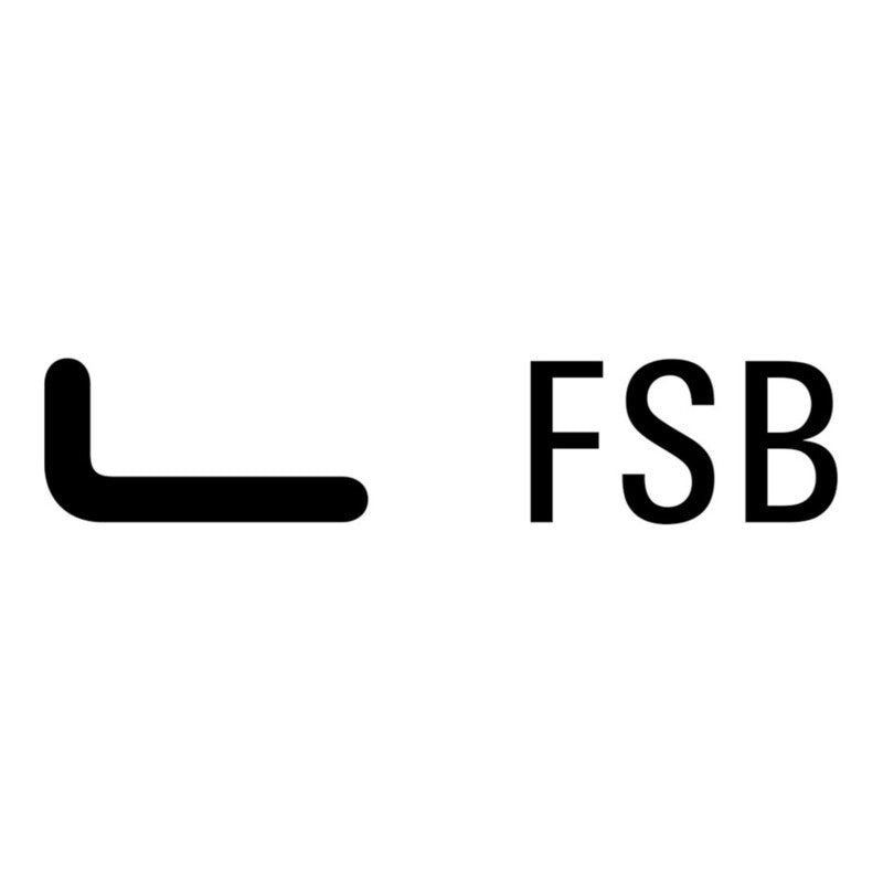 FSB Türknopf auf Rosette Aluminium 50mm Silber Gekröpft Kugelknopf 0 23 0846 - 4015354898254
