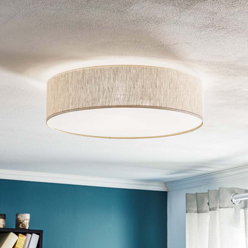 Deckenleuchte Leano grau dimmbar Deckenlampe LED Lampe Leuchte Ø 50cm - 5902693774990