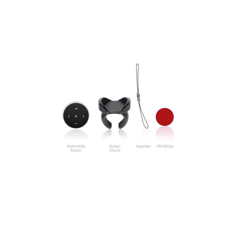 Satechi Media Button Bluetooth schwarz Halterung für Musiksteuerung unterwegs - 0879961004866