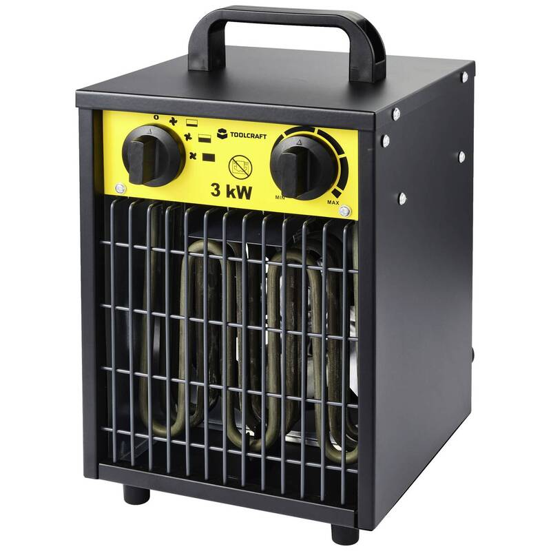 Toolcraft Bauheizer Heizlüfter 3000W Gebläseheizer IP24 Überhitzungsschutz - 4064161256061
