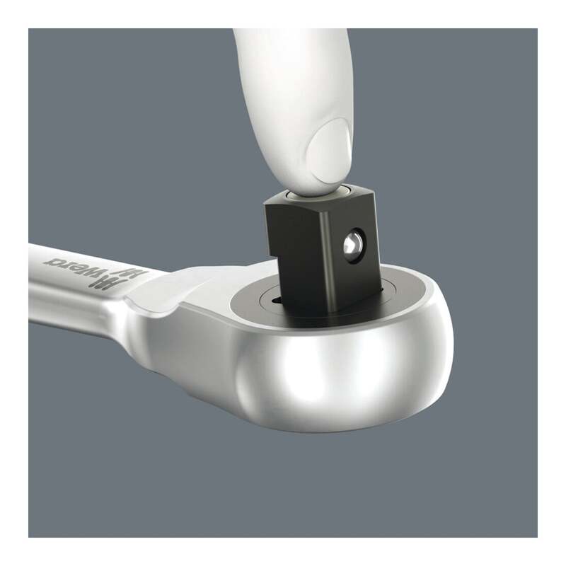 Wera Knarre Zyklop Metal 1/4" Antrieb Durchsteckvierkant 141mm Werkzeug robust - 4013288174017
