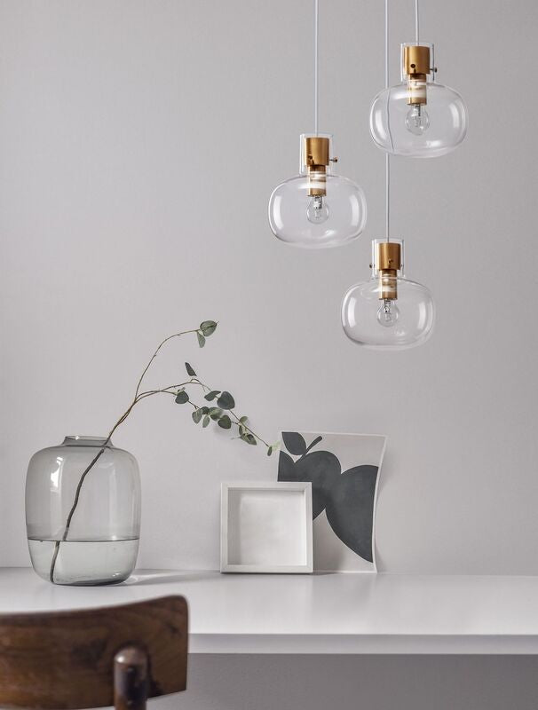 Nova Luce Pendelleuchte Hängeleuchte CINZIA Gold E27 LED 3fach dimmbar Lampe - 5212017431127