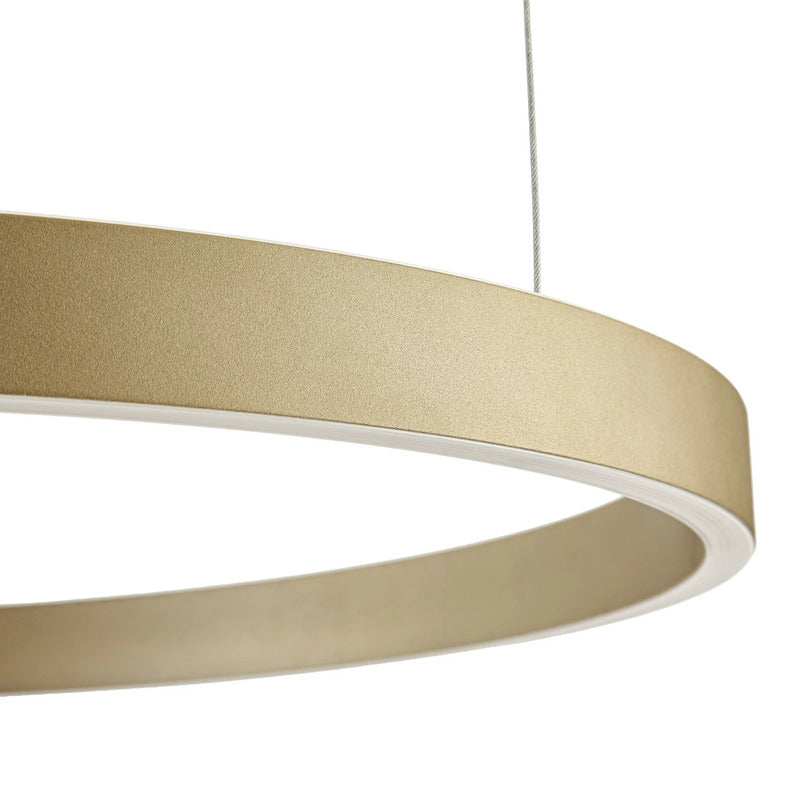 Quitani Hängeleuchte Aureon LED Pendelleuchte dimmbar gold 80cm Ø 3630 Lumen - 4255830917851
