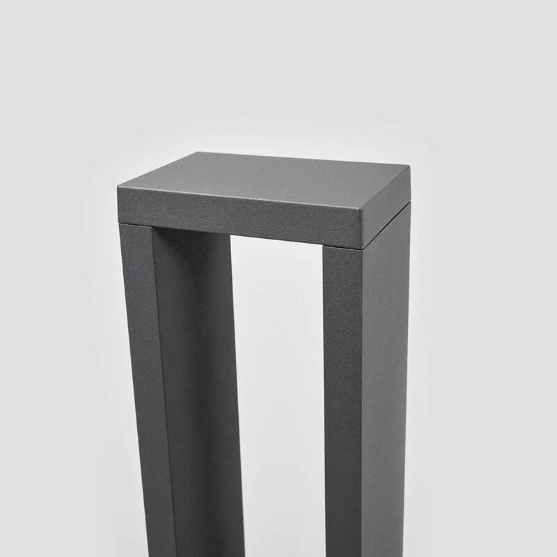 Lucande Wegeleuchte Gartenlampe Jupp LED Pollerleuchte anthrazit 60cm IP54 - 4251096538731