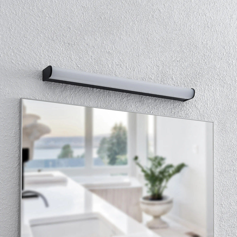 Lindby Wandleuchte Ulisan LED Wandlampe Leuchte schwarz matt 58,8cm IP44 - 4251911718669
