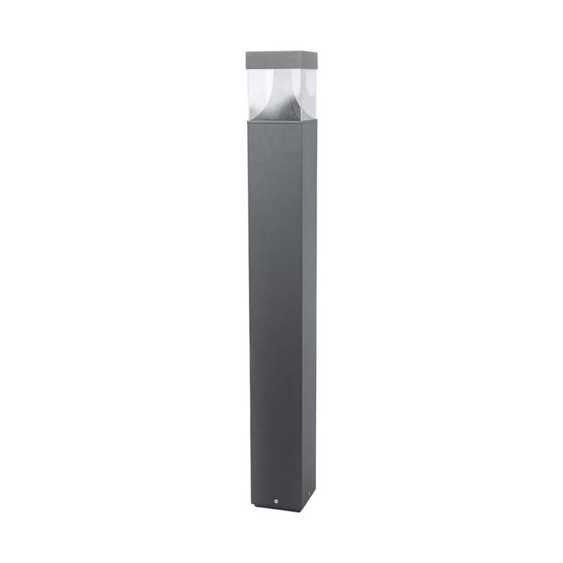 Lucande LED-Pollerleuchte Egon Wegelicht Mastleuchte mit eckigem Leuchtkörper - 4251096538823