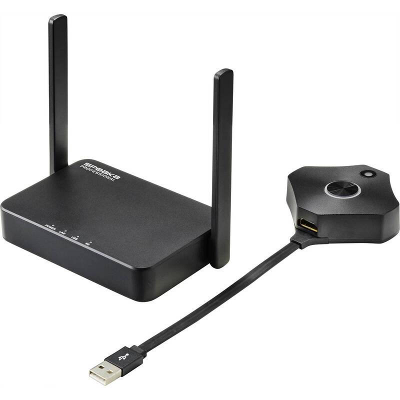 SpeaKa Professional Drahtloses Full HD Präsentationssystem HDMI-Präsentation 77 - 4064161185064