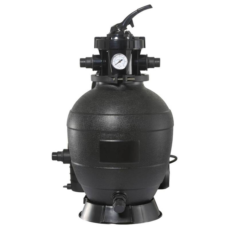 Toolcraft Sandfilteranlage 13000l/h Pumpe Wasseraufbereitung 550W IPX5 12m - 4064161476018