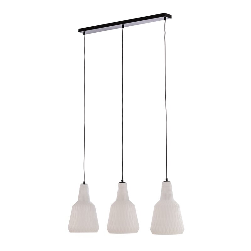 Lindby Belarion Hängeleuchte opal 3fl Glas Hängelampe Lampe Leuchte Deckenla166 - 4251911778458