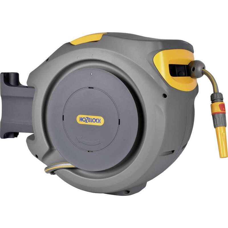 Hozelock Gartenschlauchaufroller 30m Schlauchaufroller Grau Kunststoff 1 St. - 5010646059565