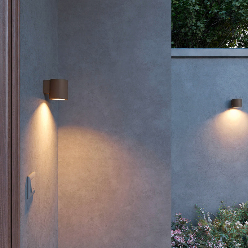 Philips Außenwandleuchte Fylx LED Gartenlampe Wandleuchte dimmbar braun IP44 - 8721103104939
