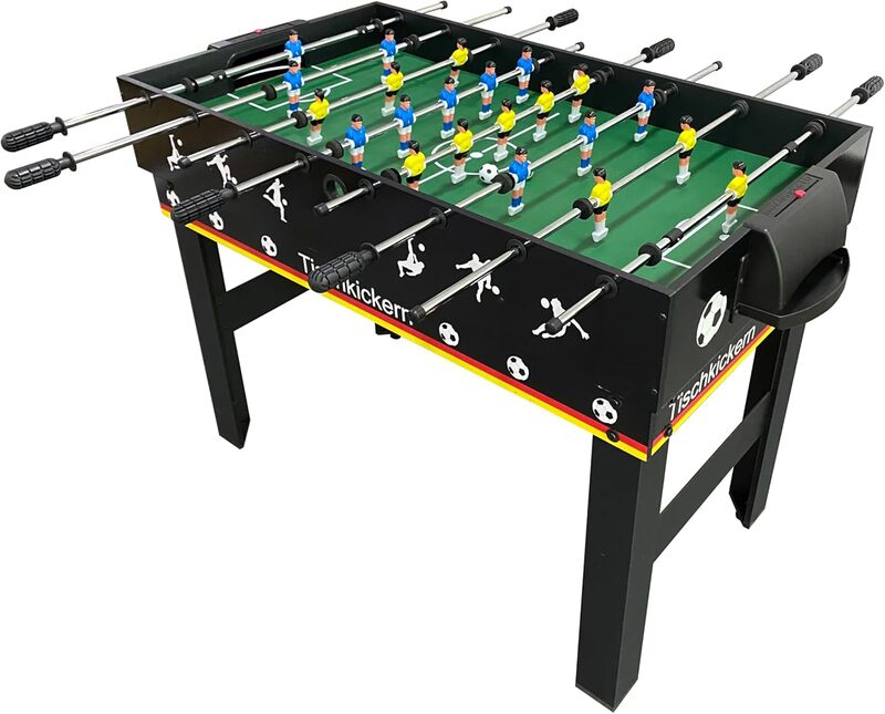 Izzy 4-in-1 Multi-Kicker Tischfußball Billard Tischtennis Air Hockey 123cm - 4047385499155
