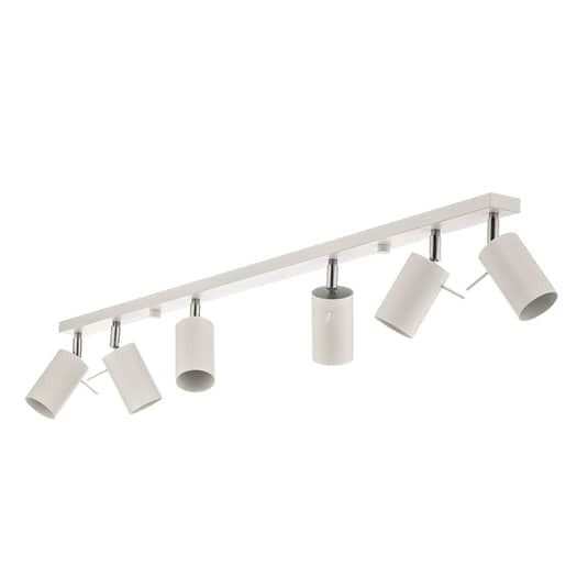 Euluna Deckenspot Round Deckenlampe Deko-Deckenlampe weiß sechsflammig linear95 - 5903282710603