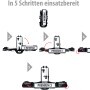 Fahrradträger Eufab Premium III 11522 faltbar für 3 Fahrräder mit Tasche - 4017681115226