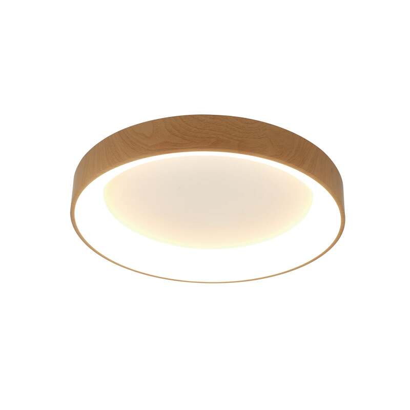 Mantra Iluminación LED-Deckenlampe Niseko II CCT 38cm Holzfarbe mit Fernbedie... - 8435153285882