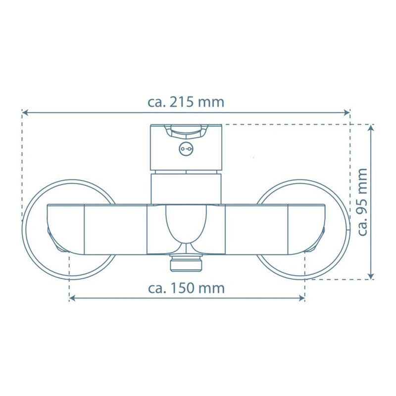 KIRCHHOFF Duscharmatur Armatur schwarz matt Badezimmer Dusche Qualität - 4008431444062