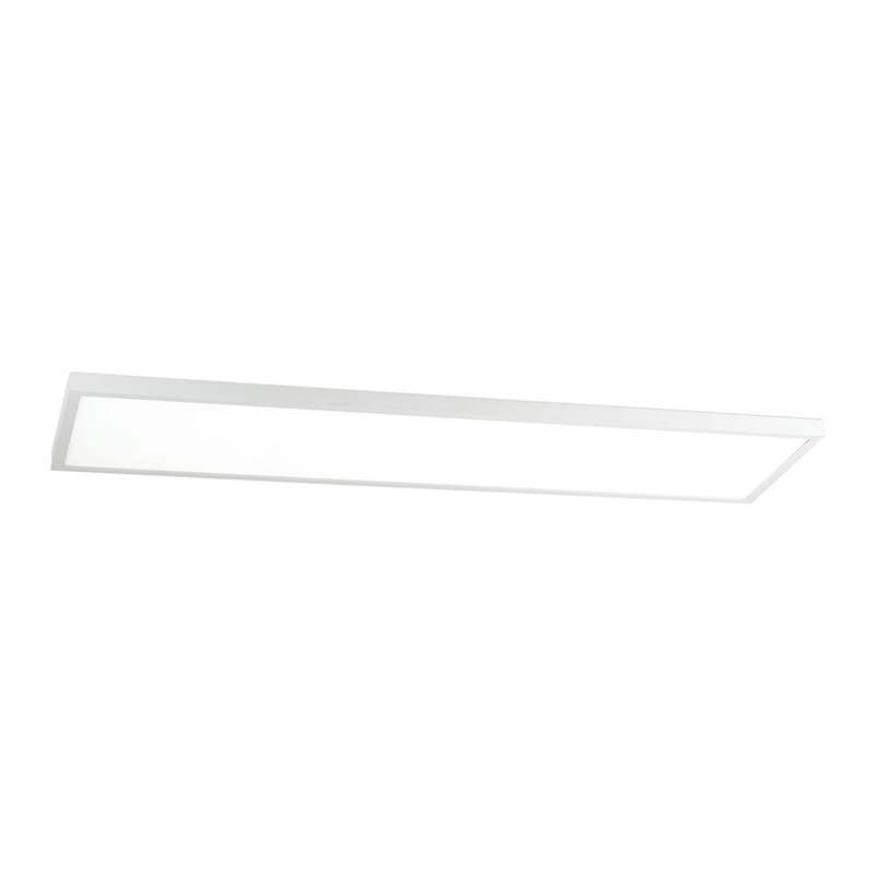 Disc Deckenleuchte Deckenlampe LED weiß Lichtfarbe Aluminium Kunststoff 115 cm - 9003090281930