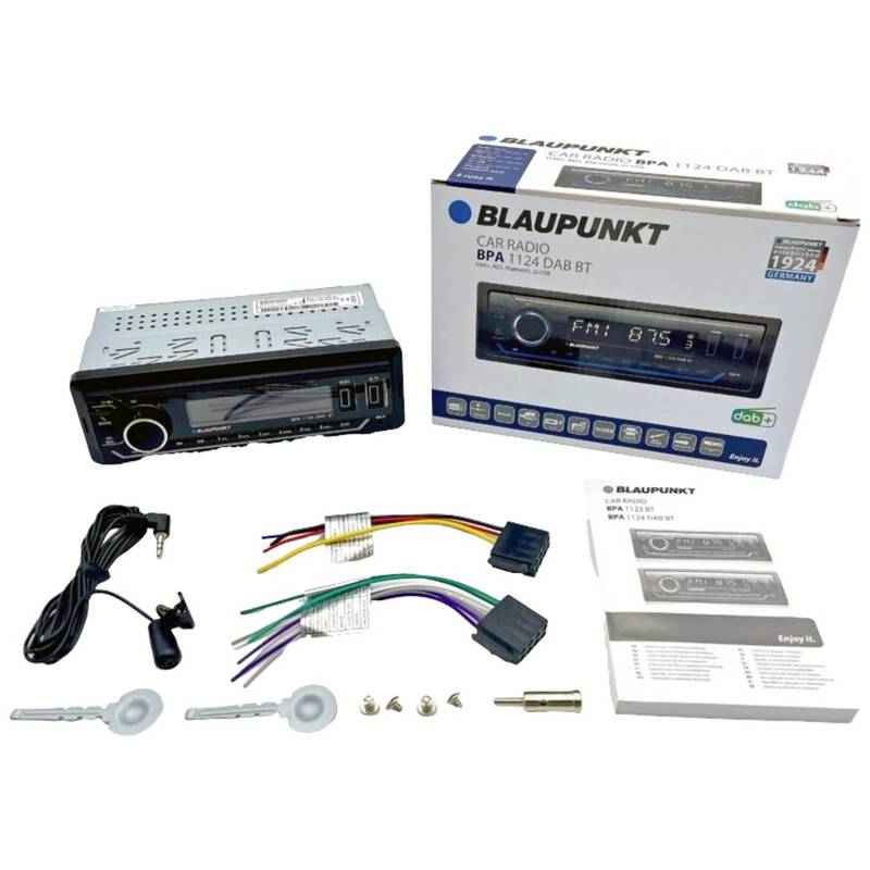 Blaupunkt Autoradio BPA 1124 DAB BT Bluetooth Freisprecheinrichtung schwarz 48 - 4260499853587