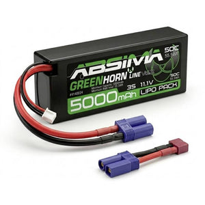 D-Ware Absima Modellbau-Akkupack LiPo 11.1V 5000mAh 3S Hardcase EC5 für RC Modelle