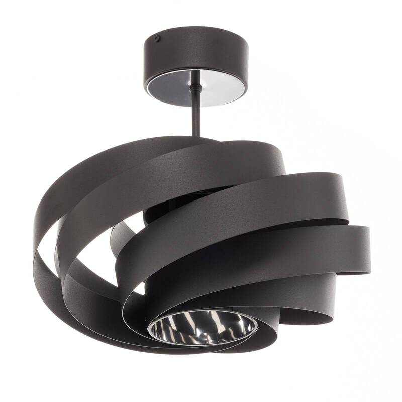 Euluna Deckenlampe Vento Deckenlampe Lampe Leuchte E27 Metall schwarz Ø 40 cm - 5900108552225