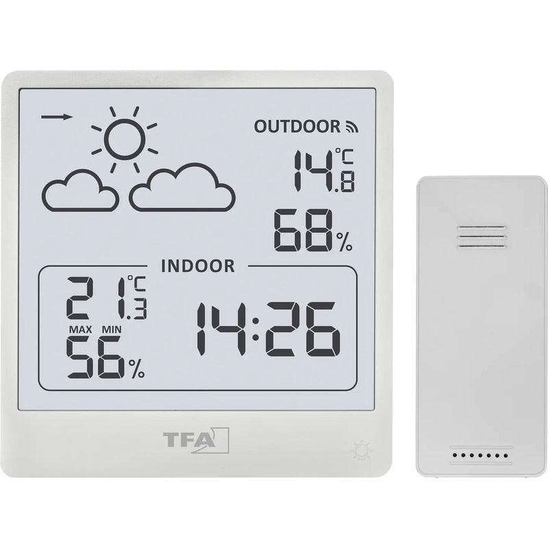 TFA Dostmann Funk-Wetterstation CLEO digitale Wetterstation Außentemperatur - 4009816043337